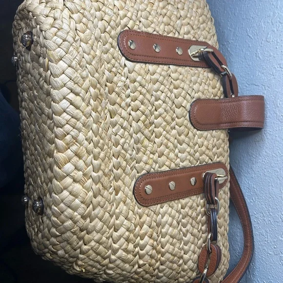 Michael Kors straw handbag - Picture 5 of 12